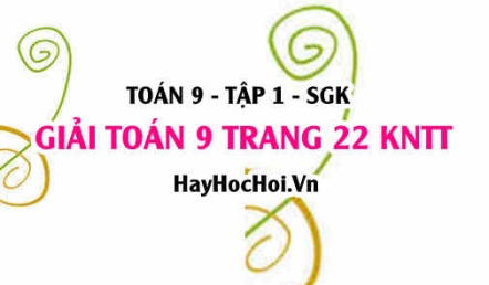 Giải Toán 9 trang 22 tập 1 Kết nối tri thức SGK